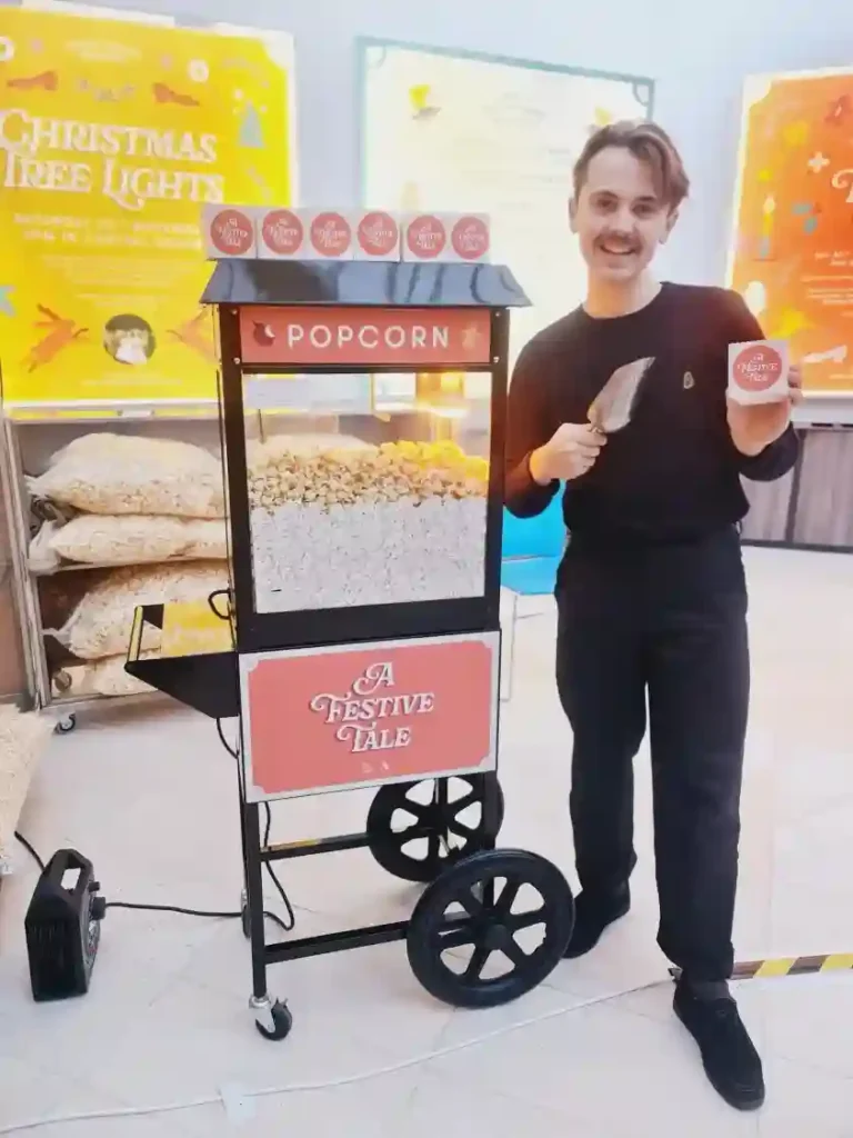 BRANDED popcorn Cart hire