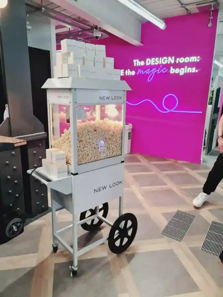 Popcorn machine for corporate events