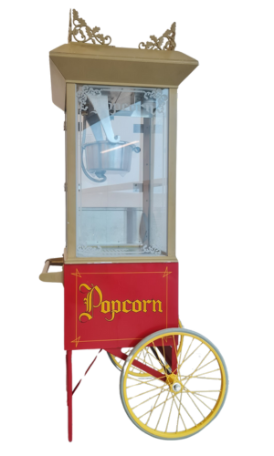 vintage popcorn machine hire
